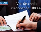 Sute de mii de romani au luat credite cu dobanda cea mai mare de pe piata, dobanda care ajunge chiar si la 1000%/an