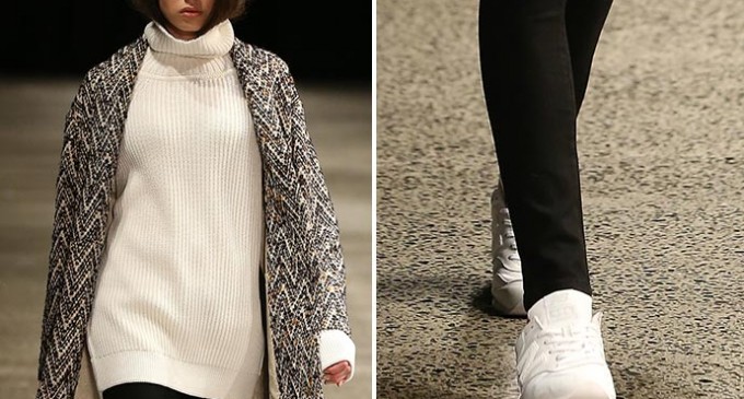 Look casual cu o pereche de tenisi