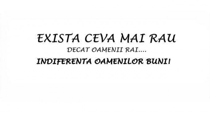 Viața comunității – Indiferenţa- Partea a Douăzeci şi patra