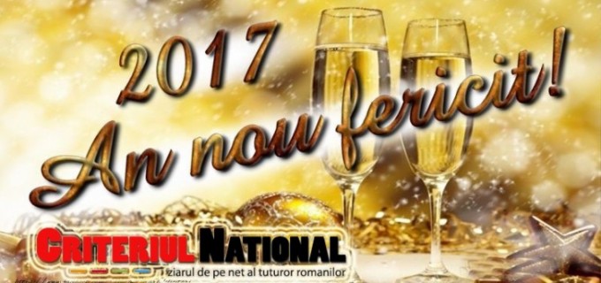Ziarul Criteriul National va ureaza Un An Nou Fericit!