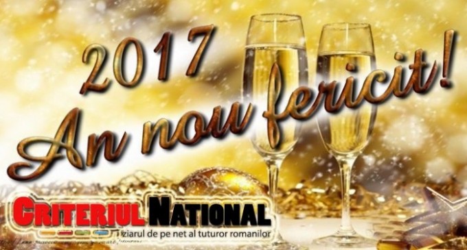 Ziarul Criteriul National va ureaza Un An Nou Fericit!