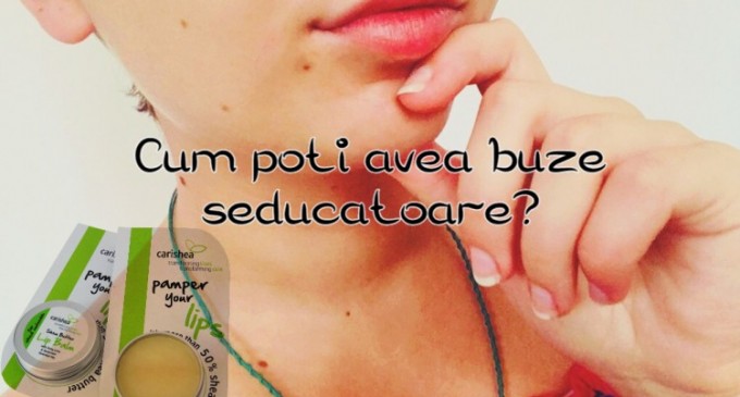 Balsamul de buze cu unt de shea, lime si menta te face mai seducatoare!