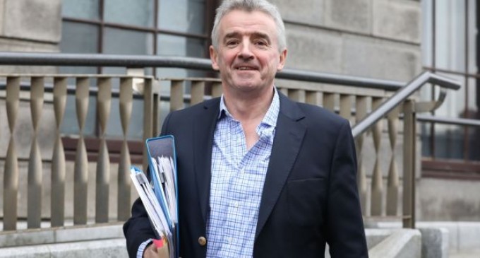 Șeful Ryanair Michael O’Leary a amenințat că va opri toate zborurile din Marea Britanie,imediat după Brexit