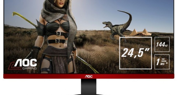 AOC lansează un nou monitor de gaming cu tehnologia AMD Radeon FreeSync și timp de răspuns de 1ms