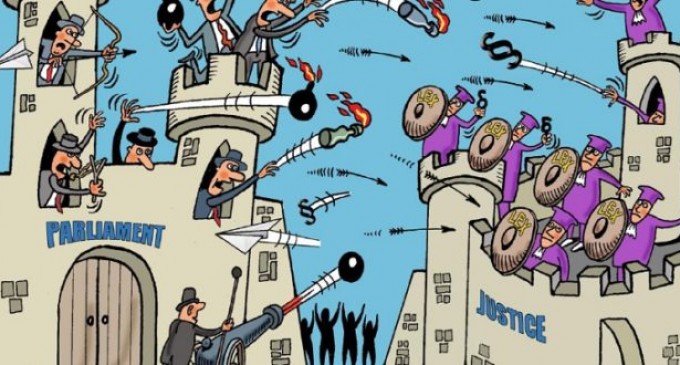 Asaltul Executivului asupra Parlamentului și a Puterii judecătorești