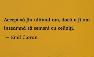 Omule, fii om…