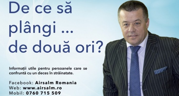 Airsalm Romania. Repatriere decedati si transport funerar din Italia, Spania, Anglia, Franta, Germania, Belgia. Apel de urgenta in caz de deces. 004. 0760 715 509