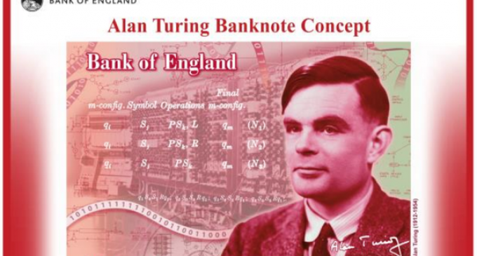 Alan Turing, noul chip de pe bancnota de 50 de lire sterline. Geniul din Bletchley Park, primul gay care primeşte o asemenea onoare