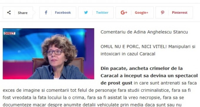 ​Adina Anghelescu încetează „total” colaborarea cu Lumea Justiției – Media & Publicitate