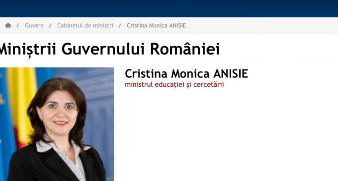 Doamna ministru al educatiei este REALA?