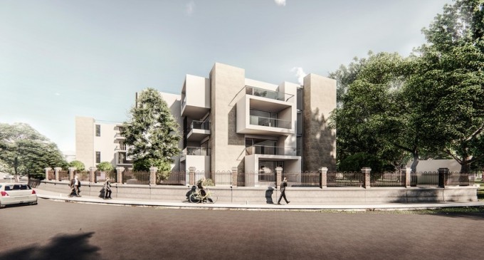 Proiectul imobiliar care propune construirea a 3 blocuri cu 4 etaje în grădina sediului PNL, pe Aleea Modrogan, aprobat de Consiliul General – Administratie Locala