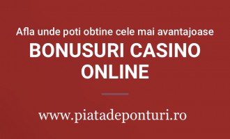 Bonusuri Casino-castiguri consistente care va ajuta sa va sporiti sansele de castig