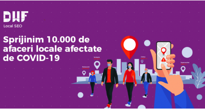 DWF ajută 10.000 de locatii afectate de COVID-19 să își îmbunătățească vizibilitatea locală în Google