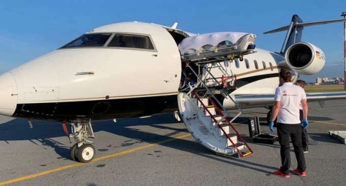 Avionul-ambulanță german care l-a preluat pe Navalnîi a plecat vineri noapte spre Berlin – International