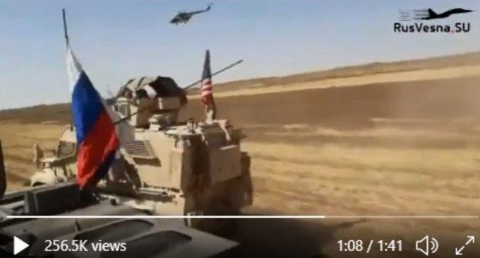 VIDEO Ce se știe despre confruntarea dintre vehicule militare și elicoptere rusești și blindate americane în Siria – International