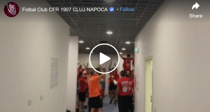 VIDEO Bucuria din vestiarul CFR-ului după un nou titlu de campioană a României – Fotbal