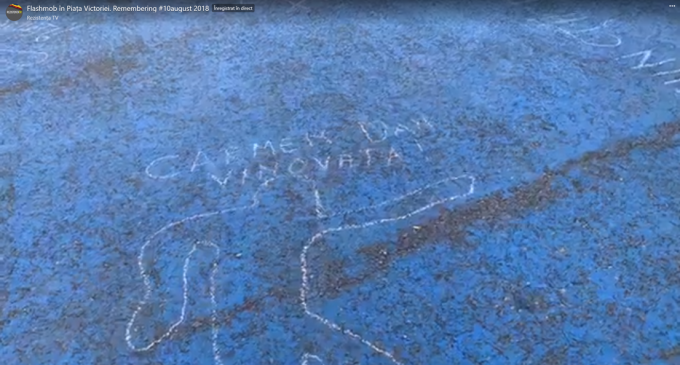 Câteva zeci de persoane, în Piaţa Victoriei la aproape 2 ani de la protestele din 10 august / Participanţii consideră că Dragnea, Dăncilă şi Carmen Dan sunt vinovaţi de violenţele de atunci – Politic