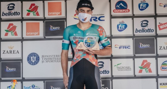 Germanul Lucas Carstensen, de la echipa Bike Aid, câștigă cea de-a doua etapă din Turul României