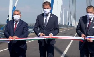 Ungaria şi Slovacia au inaugurat un nou pod peste Dunăre / Următorul proiect comun: o linie de tren de mare viteză – International
