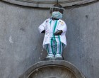 Coronavirus: Bruxellesul îi omagiază pe lucrătorii din sistemul sanitar îmbrăcându-l în medic pe Manneken Pis – Coronavirus
