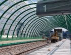 FOTO Trenul Gara de Nord – Aeroport, aproape de final – Nu s-a dat un termen oficial de deschidere, dar putem spera că trenurile vor începe să circule până la final de an – Industrie Feroviara