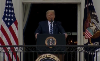 LIVEVIDEO Trump ține primul său eveniment public, de la ieșirea din spital: Mă simt minunat – International