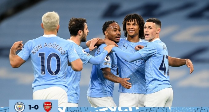 ​Premier League: Manchester City vs Arsenal 1-0 / Raheem Sterling, omul meciului – Fotbal