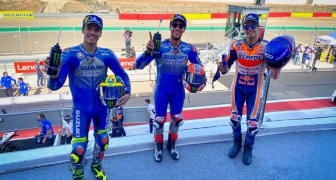 ​MotoGP: Alex Rins a câştigat Marele Premiu al Aragonului / Joan Mir, lider al clasamentului piloților – Motor
