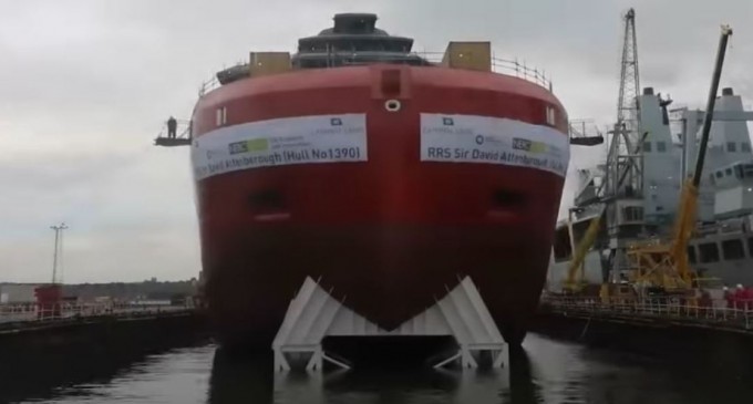 VIDEO RRS Attenborough, cea mai avansată navă de cercetare polară din Marea Britanie, la primele teste – Tehnologie