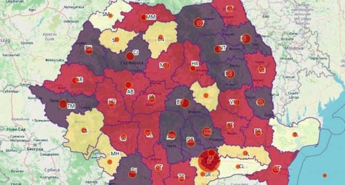 Topul județelor după noua raportare de cazuri COVID-19: București are aproape 800 de cazuri în ultima zi / Cluj, Timiș, Iași, și Mureș în top – Coronavirus
