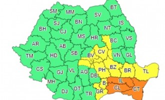 Cod portocaliu de ploi în Constanța, Ialomița și Călărași. Cod galben în București și 11 județe – Esential