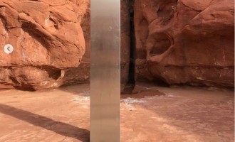 Misteriosul monolit din Utah a dispărut. Autoritățile spun că nu ele au îndepărtat structura – International