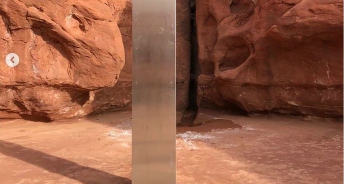 FOTO VIDEO Monolit misterios, descoperit din elicopter într-o regiune izolată din Utah – International