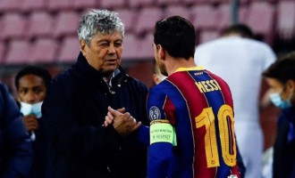 FOTO Mircea Lucescu, discuție cu Lionel Messi la finalul partidei – Ce i-a cerut antrenorul român vedetei Barcelonei – Fotbal