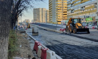 ​FOTOGALERIE Pasajul de la Doamna Ghica, care trebuia să fie gata în această toamnă, este realizat doar în proporție de 40% / Structura metalică a podului întârzie din lipsa banilor – Administratie Locala