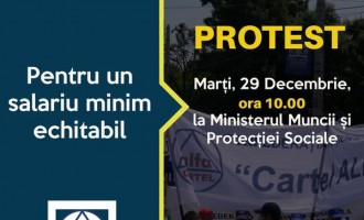 Sindicatele anunță proteste începând de marți, nemulțumite că salariul minim crește cu doar 41 de lei: „Nu acceptăm acest furt din munca lucrătorilor” – Esential