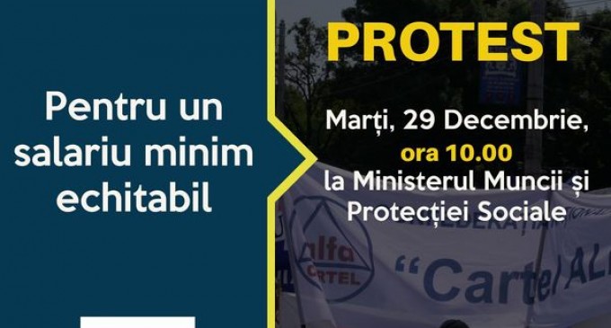 Sindicatele anunță proteste începând de marți, nemulțumite că salariul minim crește cu doar 41 de lei: „Nu acceptăm acest furt din munca lucrătorilor” – Esential