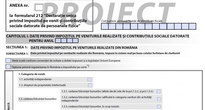 Declarația unică 2021, în dezbatere – Finante & Banci