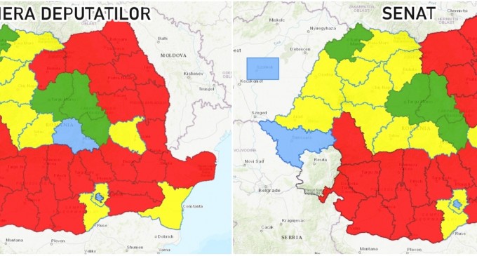 HARTA INTERACTIVĂ Rezultatele alegerilor parlamentare 2020 în fiecare județ din țară. Harta României politice pentru următorii patru ani – Politic