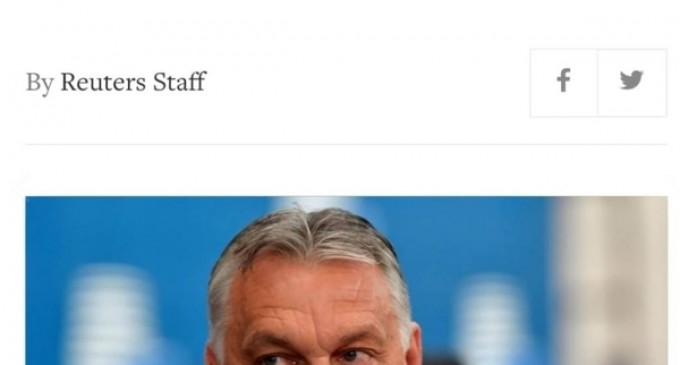 Reuters a publicat știrea cu demisia lui Ludovic Orban ilustrând cu poza lui Viktor Orban – Media & Publicitate