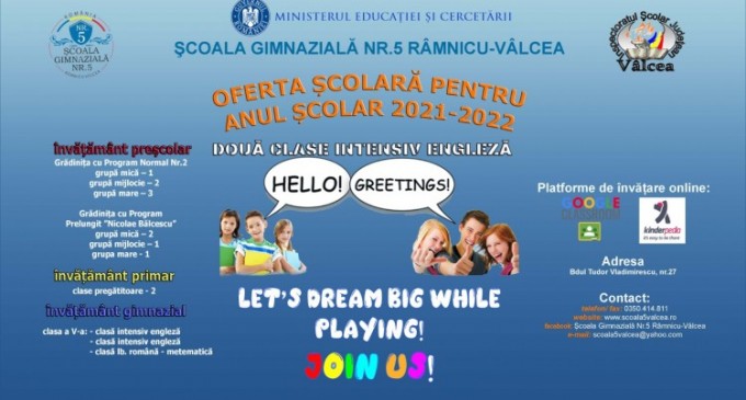 Școala care formează și deschide perspective!