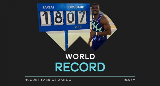 VIDEO Hugues-Fabrice Zango, record mondial la triplusalt indoor – Primul atlet care depăşeşte pragul de 18 metri – TeamBall
