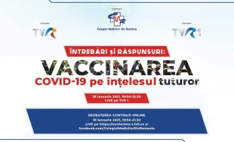 LIVE VIDEO Ora 18:00: Vaccinarea COVID-19 pe înțelesul tuturor – Întrebări și răspunsuri de la Colegiul Medicilor – Coronavirus