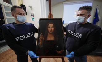 O copie din secolul XVI a lui „Salvator Mundi”, cel mai scump tablou din lume, a fost recuperată de poliția italiană / Povestea din spatele operei de artă – International