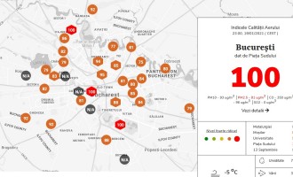 O nouă depăşire a limitelor de poluare în Bucureşti. Aer irespirabil, marţi seară – Mediu