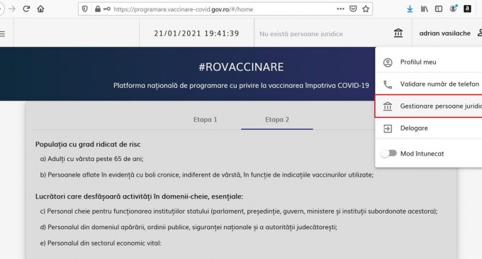 Ghidul înregistrării unei persoane juridice în platforma de vaccinare anti-COVID: Cine si cum poate programa la vaccinare angajații unei firme – Esential