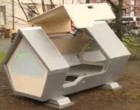 VIDEO Germania: Capsule de dormit futuriste pentru persoanele fără adăpost, instalate în parcuri – International