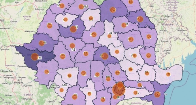 Topul județelor după noua raportare de cazuri COVID-19: București conduce detașat cu peste 500 de cazuri noi în ultima zi / Timiș, Cluj și Suceava, în top – Coronavirus