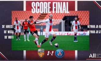 ​Ligue 1: Neymar a înscris de două ori, dar PSG a pierdut cu Lorient – Fotbal