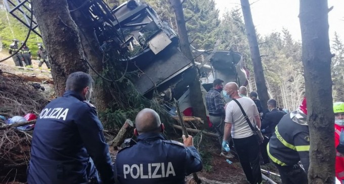 Italia, căderea telecabinei: Frază șocantă auzită de un român în ajunul tragediei: „Deocamdată am reparat-o așa, vom vedea mâine” – International